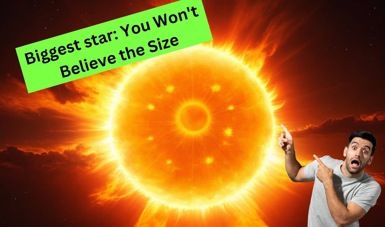 The Biggest Star: You Won't Believe The Size Of This Enormous Star! 2023